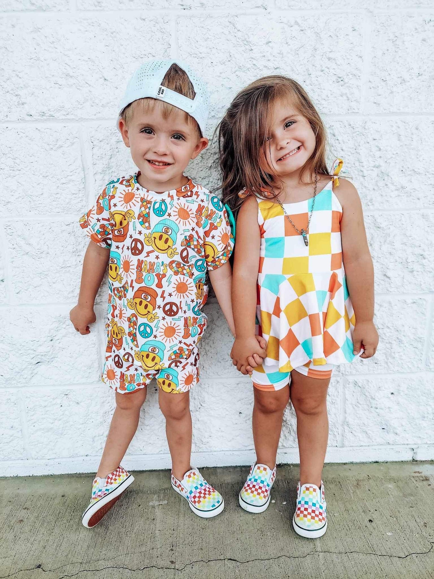 Checkered Leo with Shorties