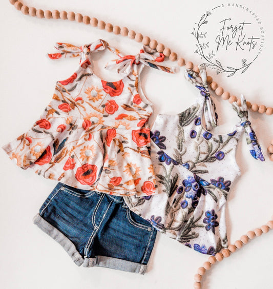 Embroidery Summer Swing Top