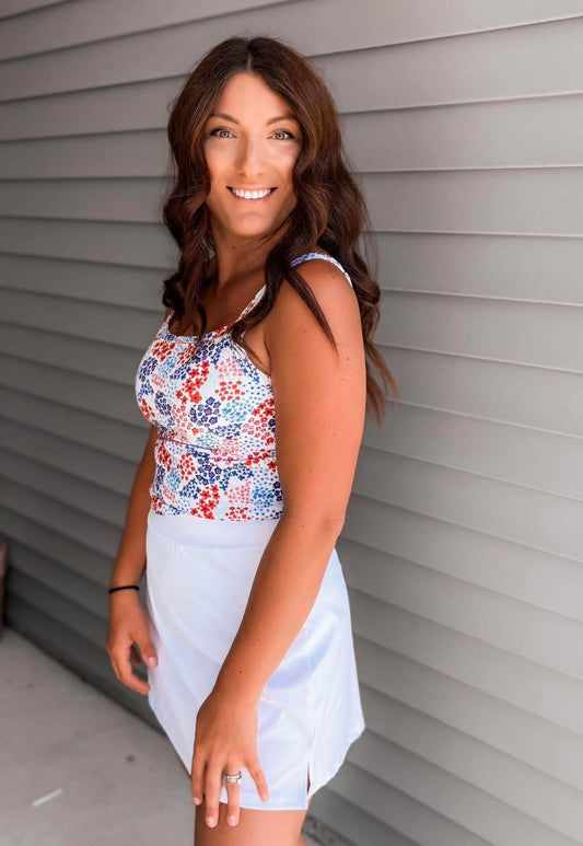 MAMA Modest Strappy Crop Top
