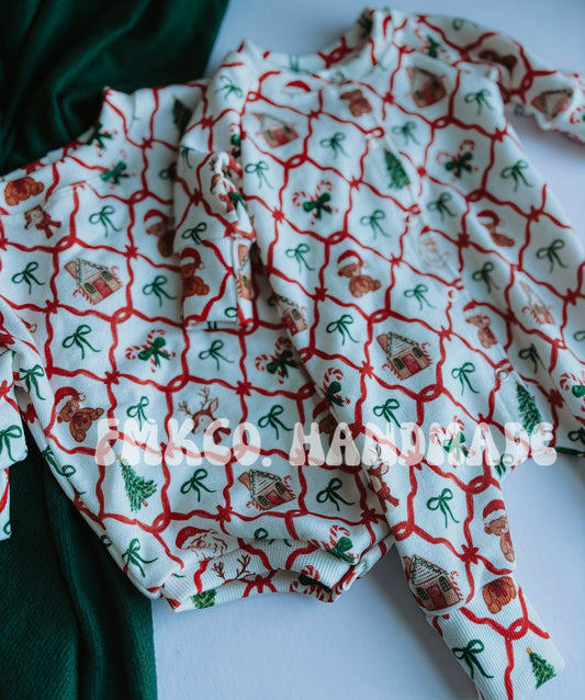 Dreamy Christmas Baby Romper