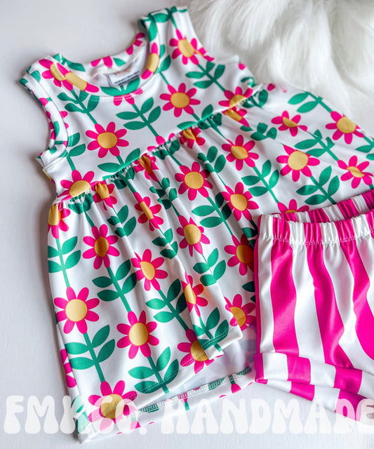 Peplum Tank Set