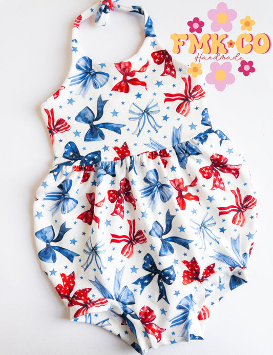 Halter Top Bubble Romper
