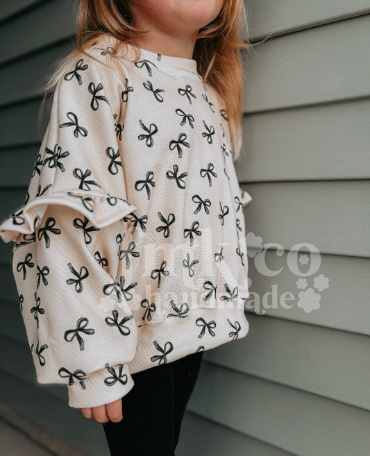 Slouchy Ruffle Sweater